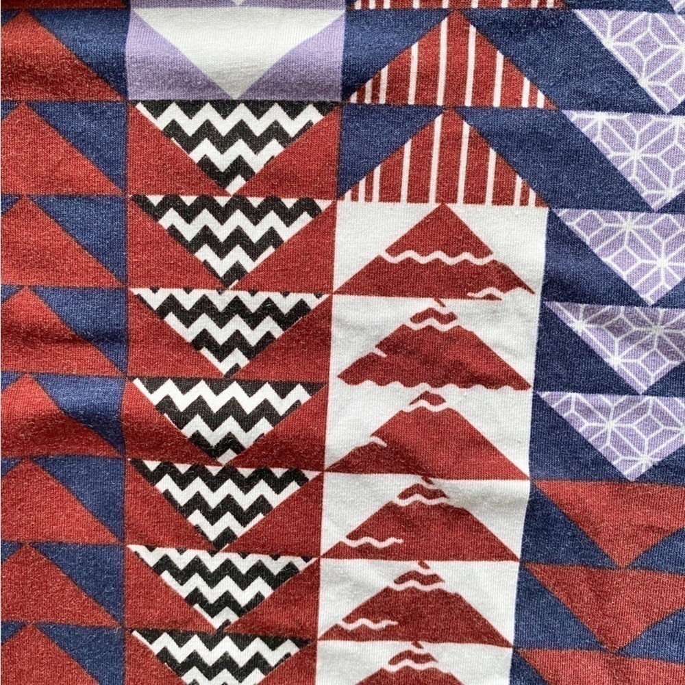 Lularoe Julia Fitted Geometric Pattern Knee-Length Dress NWT - Picture 13 of 13